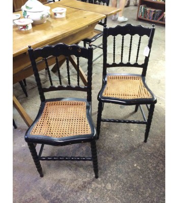 6 Cane Seat Chairs